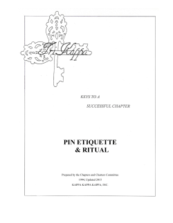 Pin Etiquette and Ritual