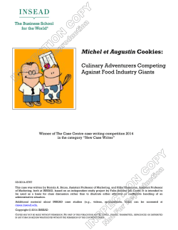 Michel et Augustin Cookies - Case studies