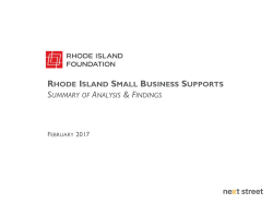 this analysis of the supports available to small businesses