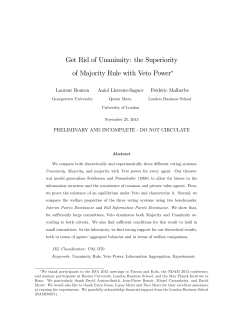 Get Rid of Unanimity: the Superiority of Majority Rule with Veto Power!