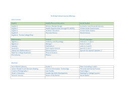 FLVS HS Course List - Bay Virtual School