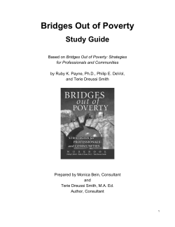 Bridges Out of Poverty