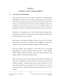 02-Caldwell County Characteristics
