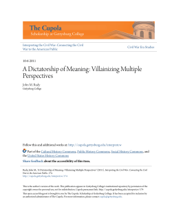 A Dictatorship of Meaning: Villainizing Multiple Perspectives