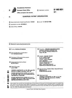 Medium for lysine decarboxylation test - European Patent Office