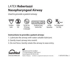 LATEX Robertazzi Nasopharyngeal Airway