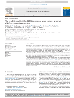 The capabilities of ROSINA/DFMS to measure argon isotopes at
