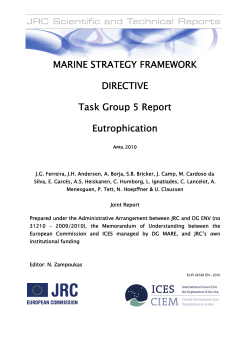Task Group 5 Report - European Commission