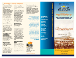 Brochure 1 - Friends of the St. Paul Public Library