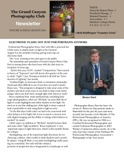 Newsletter - Grand Canyon Photography Club