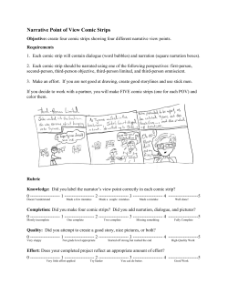 Narrative Point of View Comic Strips