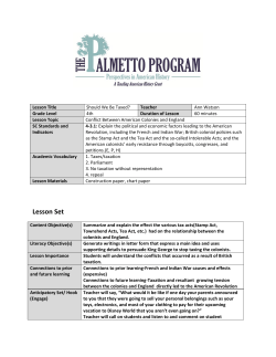 Lesson Plan and Corresponding Materials