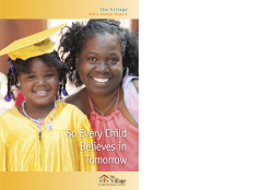 So Every Child Believes in Tomorrow