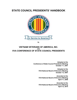 State Council Presidents Handbook