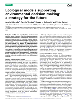Schmolke, A. et al. (2010) - Iowa State University Department of