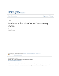 French and Indian War: Culture Clashes during Wartime