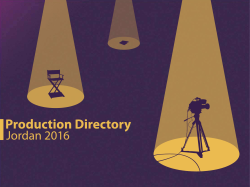 Production Directory 2016 - The Royal Film Commission