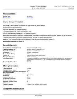 SP16.EDUTL 5442. course change. prerequisite update
