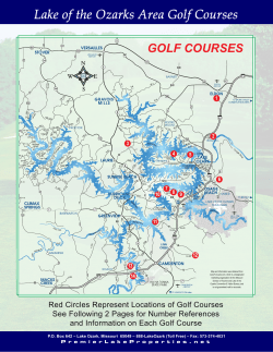 Lake of the Ozarks Area Golf Courses