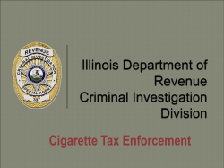 Cigarette Tax Enforcement