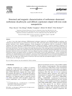 Structural and magnetic characterization of