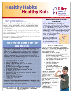 Making the State Fair Fun and Healthy