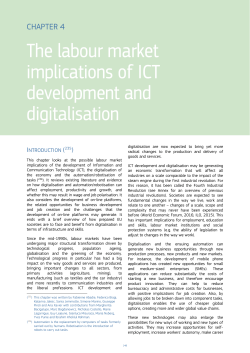 Chapter 4: The labour market implications of ICT development and