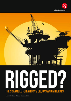 The scramble for africa`s oil, Gas and minerals