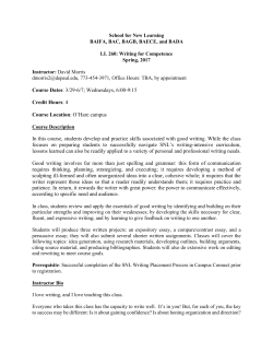 Morris - School for New Learning