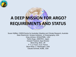 Deep Argo - Argo floats