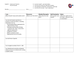 I can &hellip; Resources Models/Examples Self-Evaluation