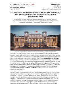 Major New Exhibitions and Unprecedented Loan in Celebration of