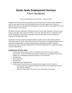 Easter Seals Employment Services