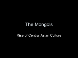 The Mongol Impact on China
