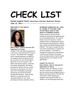 check list - NYC Health + Hospitals