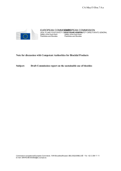 CA-May15-Doc.7.4.a - Draft COM report Sustainable use of biocides