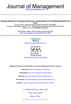 Journal of Management