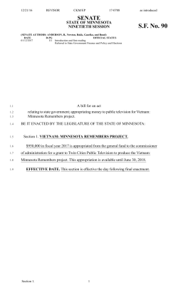 SF No. 90 - Minnesota Senate