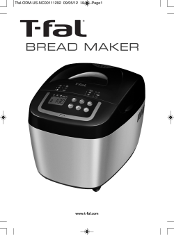 bread maker - T-fal
