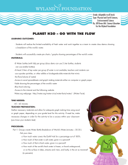Planet H2O &ndash; GO WitH tHe FlOW