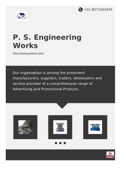 advertising tent - PS Engineering Works
