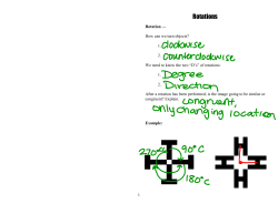 Rotations