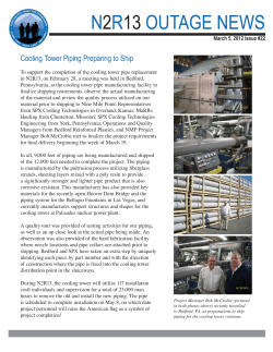 Cooling Tower Piping Preparing to Ship