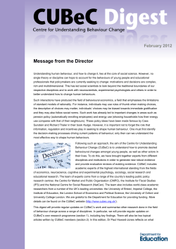 CUBeC Digest - University of Bristol