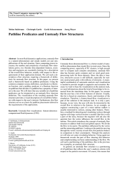 Pathline Predicates and Unsteady Flow Structures