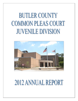 2012 Annual Report - Butler County Ohio!