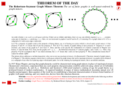 The Robertson-Seymour Theorem