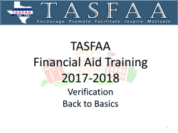 fafsa - TASFAA