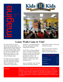 Lenny Walls Came to Visit! - Kids `R` Kids Liberty Field