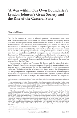 “A War within Our Own Boundaries”: Lyndon